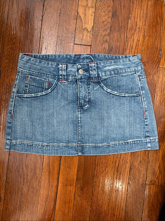 Dresses & Skirts - Vintage y2K 2000s mini micro skirt low rise